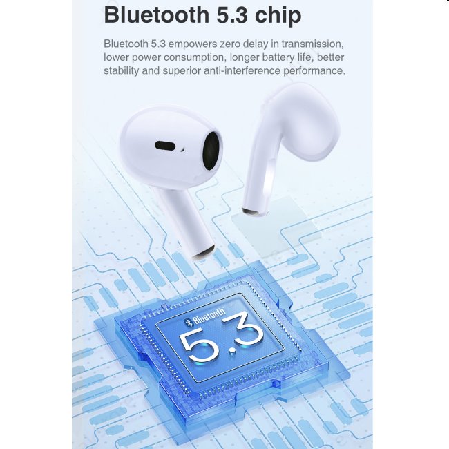 Mibro Earbuds 4 bezdrôtové slúchadlá TWS, čierna