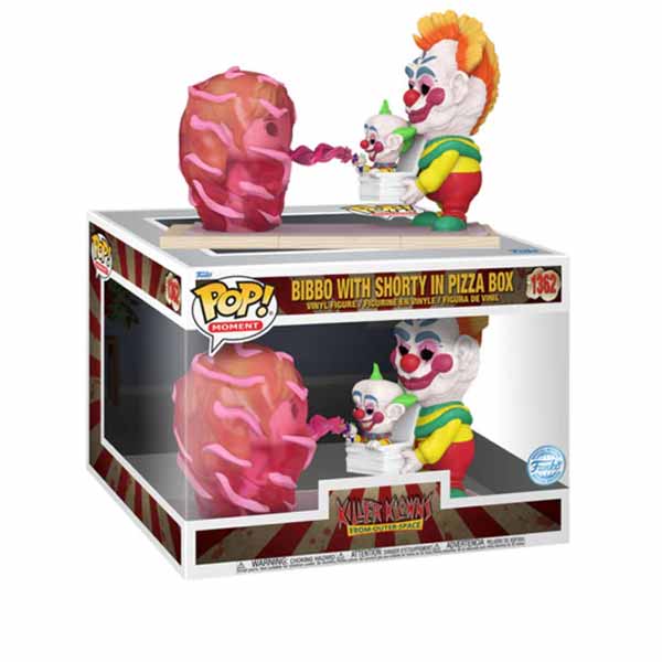 POP! Moments Bibbo with Shorty in Pizza box (Killer Klowns From Outer Space) Special Edition