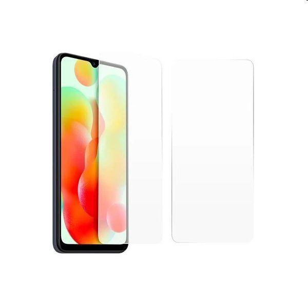 Zadný kryt a ochranné sklo Made for Xiaomi TPU pre Xiaomi Redmi 12C, čierna