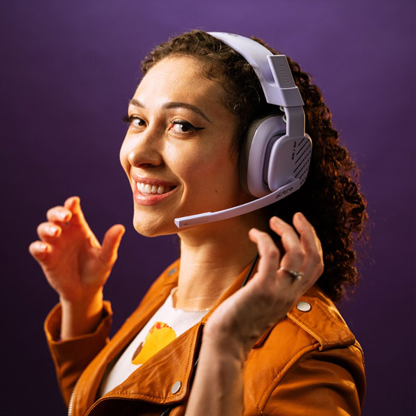 Herné slúchadlá Logitech G Astro A10, lilac