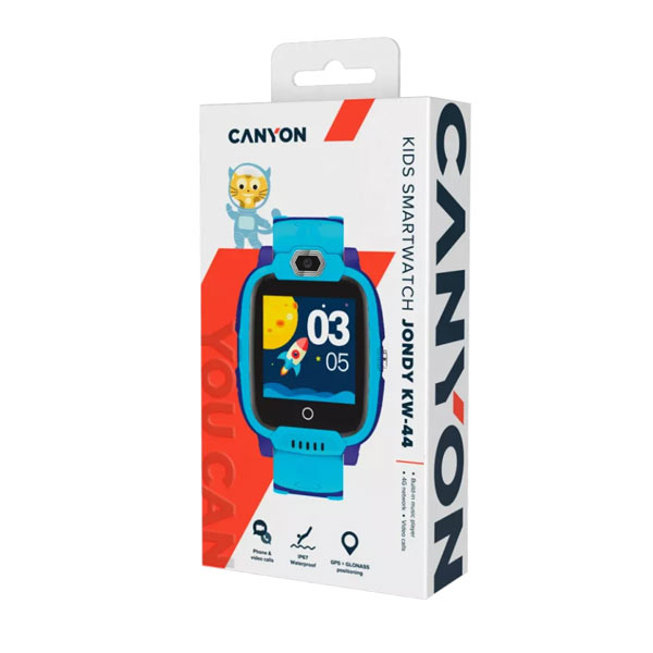 Canyon KW-44, Jondy, smart hodinky pre deti, modré