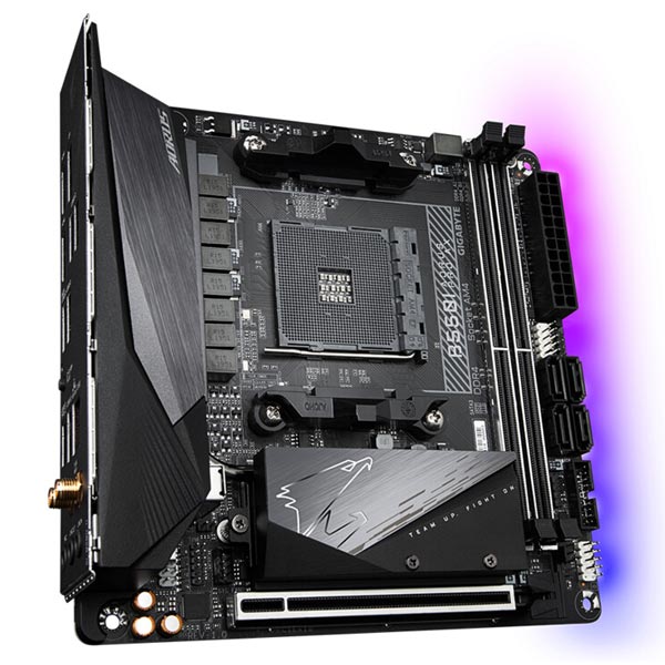 GIGABYTE AORUS B550I PRO AX Základná doska, AMD B550, AM4, 2xDDR4, mini-ITX