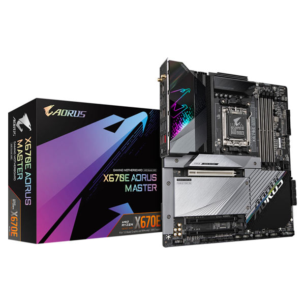Gigabyte AORUS X670E MASTER, AMD X670E, AM5, 4xDDR5, E-ATX