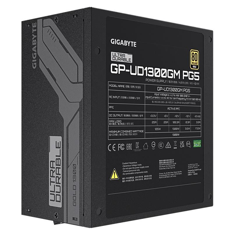 Gigabyte UD1300GM PG5 1300W 80+ Gold Modular PCIe 5
