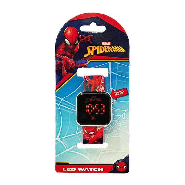 Kids Licensing detské LED hodinky Marvel Spider-man v.2 Kids Licensing detské LED hodinky Marvel Spider-man v.2