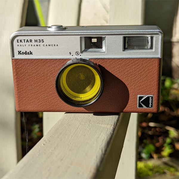 Kodak EKTAR H35 Film kamera, hnedá
