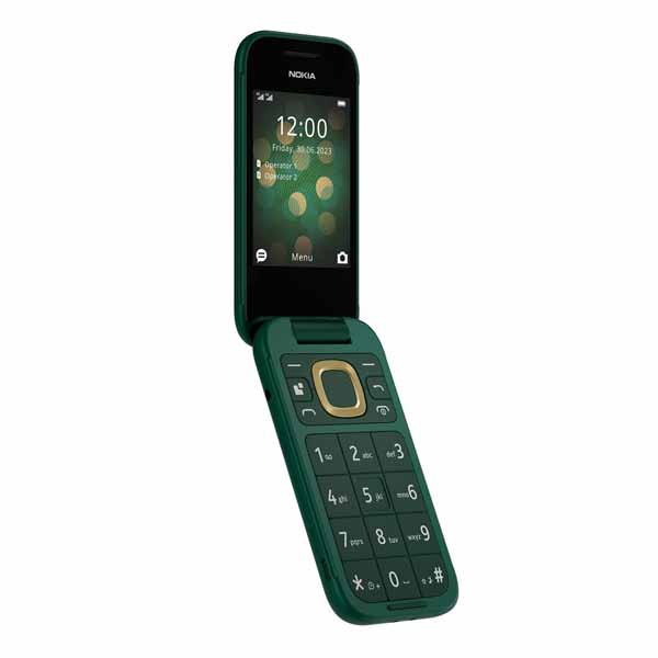 Nokia 2660 Flip Dual SIM, zelená