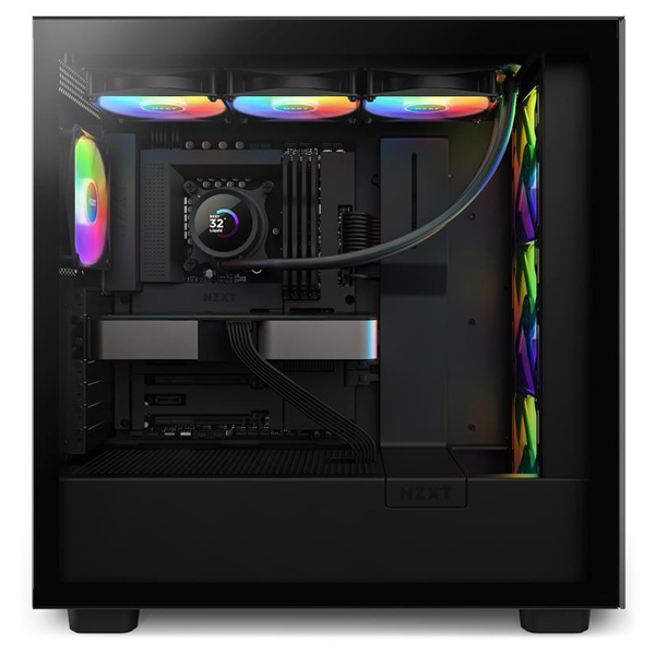 NZXT AIO liquid cooler CPU Kraken 360 RGB / 3x120mm fan / 4-pin PWM / LCD display / black