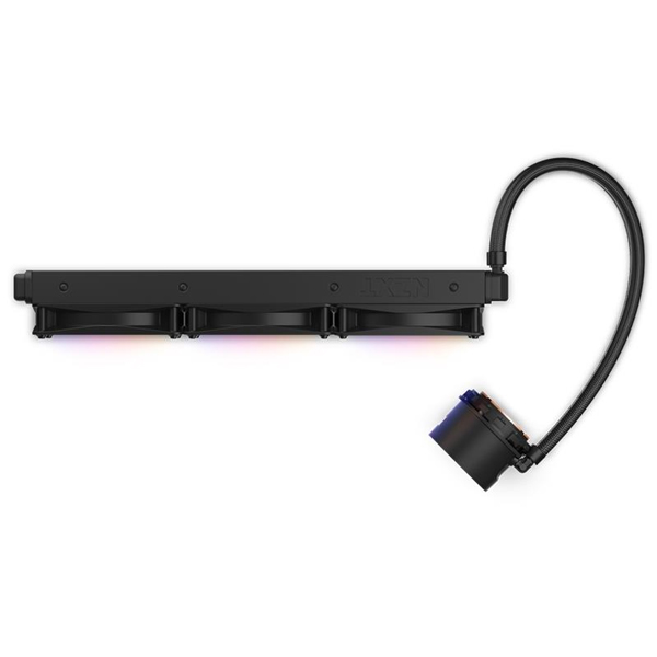NZXT AIO liquid cooler CPU Kraken 360 RGB / 3x120mm fan / 4-pin PWM / LCD display / black