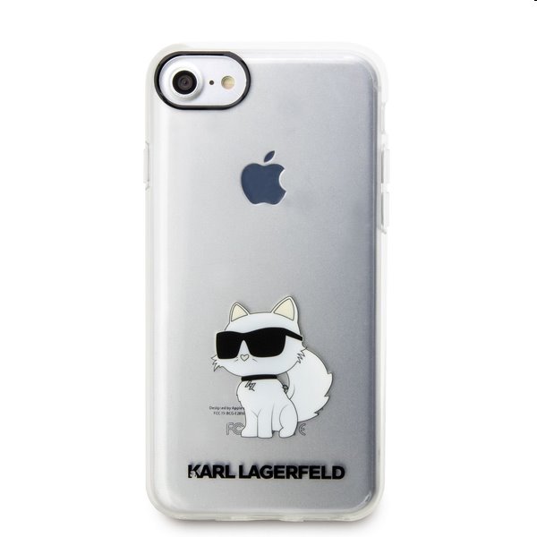 Zadný kryt Karl Lagerfeld IML Choupette NFT pre Apple iPhone 7/8/SE20/SE22, transparentná