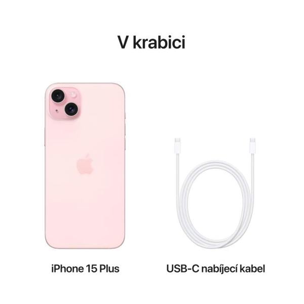Apple iPhone 15 Plus 512GB, ružová Apple iPhone 15 Plus 512GB, ružová