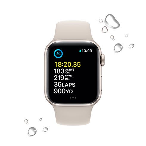 Apple Watch SE 2 GPS 40mm puzdro z hviezdne bieleho hliníka *Trieda B*