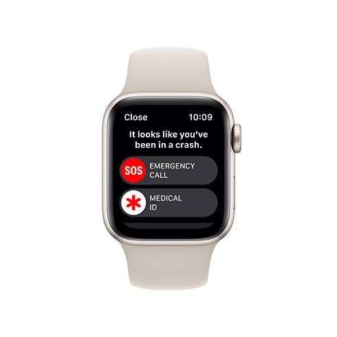 Apple Watch SE 2 GPS 40mm puzdro z hviezdne bieleho hliníka *Trieda B*