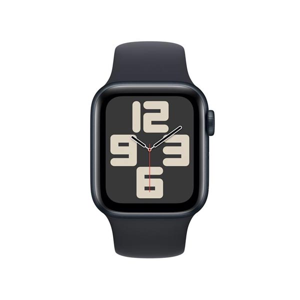 Apple Watch SE GPS 40mm polnočná , hliníkové puzdro so športovým remienkom polnočná - M/L