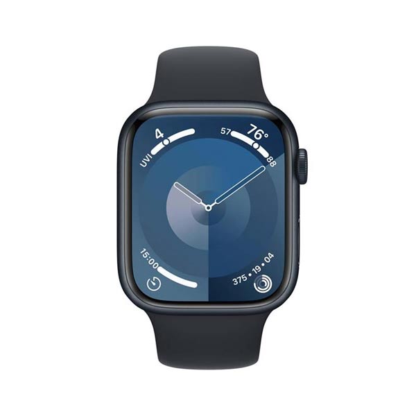 Apple Watch Series 9 GPS 41mm polnočná , hliníkové puzdro so športovým remienkom polnočná - M/L