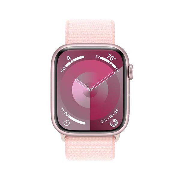 Apple Watch Series 9 GPS 45mm ružová , hliníkové puzdro so  Light ružová Sport Loop