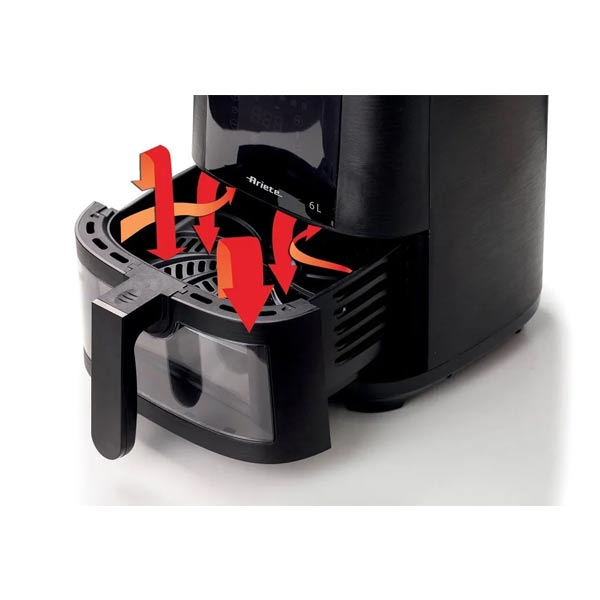 Ariete Airy Fryer 4626, teplovzdušná fritéza, čierna Ariete Airy Fryer 4626, teplovzdušná fritéza, čierna