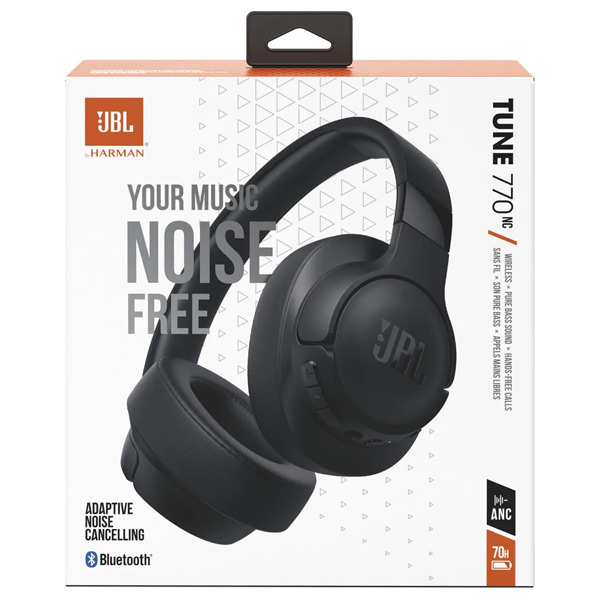 JBL Tune 770NC Black slúchadlá