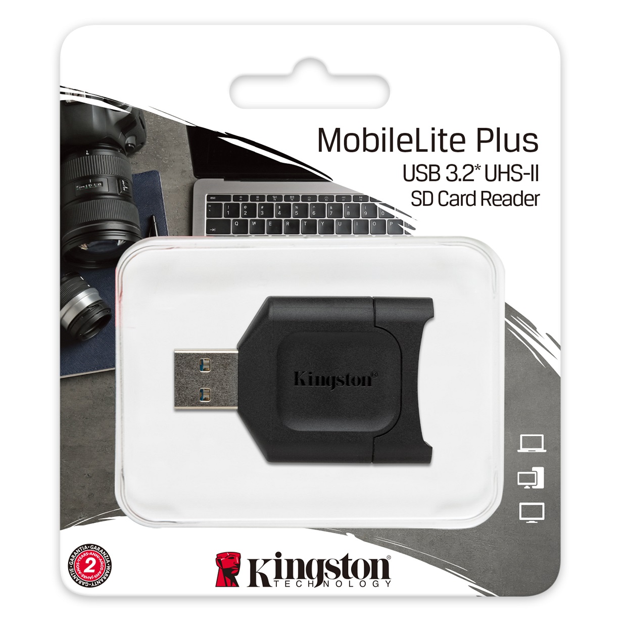 Čítačka pamäťových kariet Kingston MobileLite Plus, USB 3.2