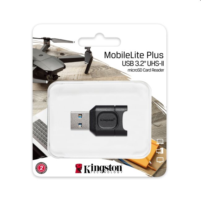 Čítačka pamäťových kariet Kingston MobileLite Plus, USB 3.2 Čítačka pamäťových kariet Kingston MobileLite Plus, USB 3.2