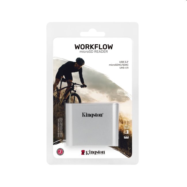 Čítačka pamäťových kariet Kingston Workflow, USB 3.2 Čítačka pamäťových kariet Kingston Workflow, USB 3.2