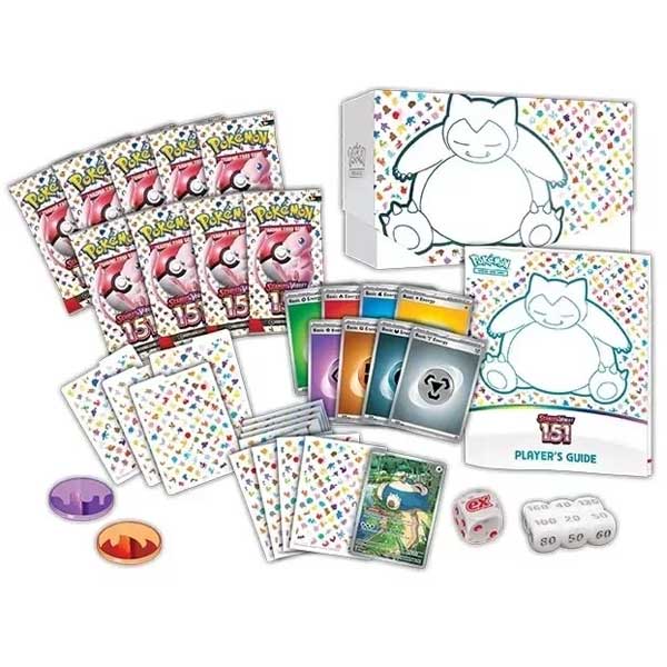 Kartová hra TCG: Scarlet & Violet 151 Elite Trainer Box (Pokémon)