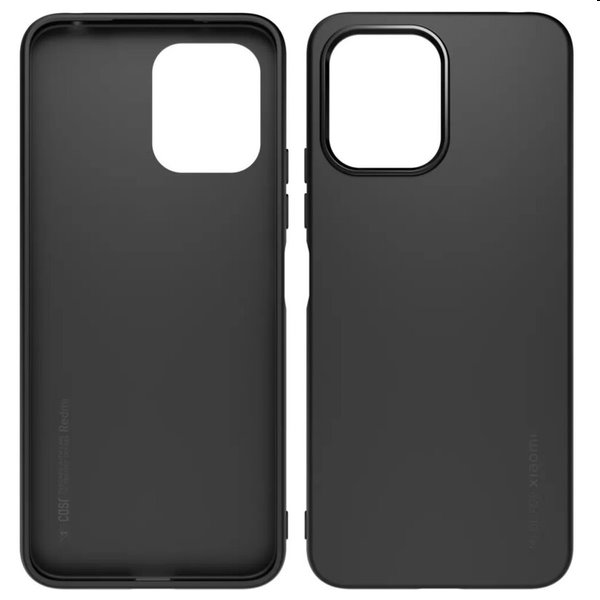Zadný kryt a ochranné sklo Made for Xiaomi TPU pre Xiaomi Redmi 12 4G/5G, čierna Zadný kryt a ochranné sklo Made for Xiaomi TPU pre Xiaomi Redmi 12 4G/5G, čierna