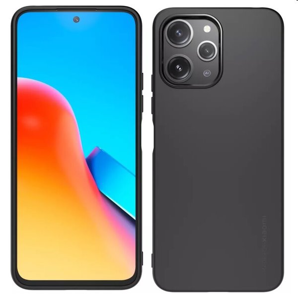 Zadný kryt a ochranné sklo Made for Xiaomi TPU pre Xiaomi Redmi 12 4G/5G, čierna Zadný kryt a ochranné sklo Made for Xiaomi TPU pre Xiaomi Redmi 12 4G/5G, čierna