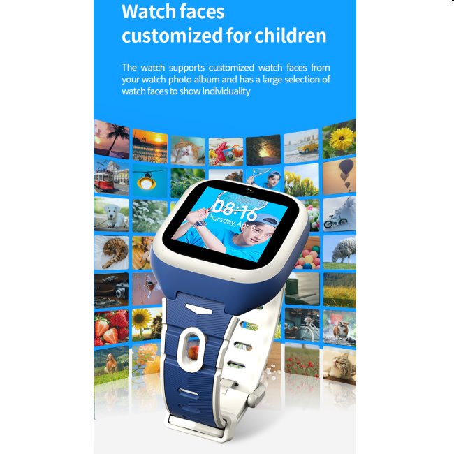 Mibro P5 smart hodinky pre deti, modré