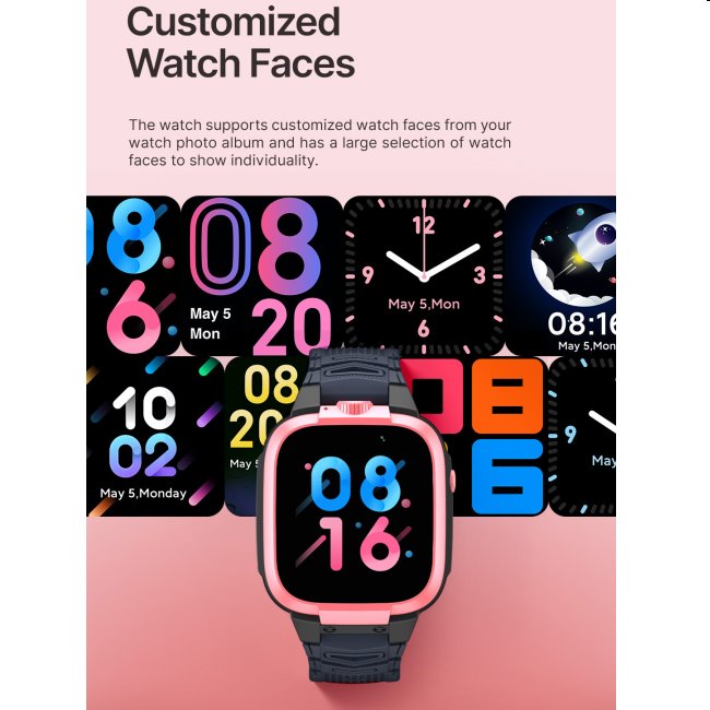 Mibro Z3 smart hodinky pre deti, ružové