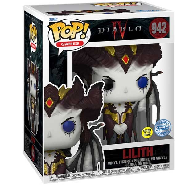 POP! Games: Lilith (Diablo 4) Amazon Exclusive (Glows in the Dark) 17 cm