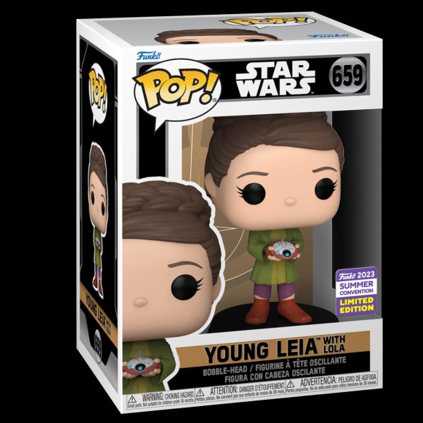 POP! Obi Wan: Young Leia (Star Wars) 2023 Summer Convention Limited Edition