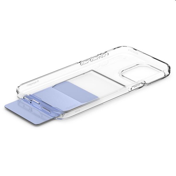 Zadný kryt Spigen Crystal Slot pre Apple iPhone 15 Pro Max, transparentná