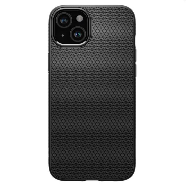 Zadný kryt Zadný kryt Spigen Liquid Air pre Apple iPhone 15, matná čierna