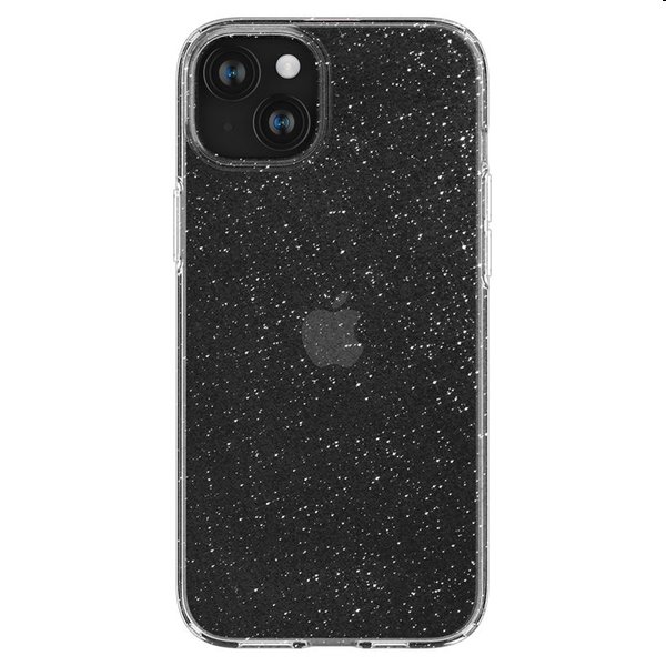 Zadný kryt Zadný kryt Spigen Liquid Crystal Glitter pre Apple iPhone 15, crystal quartz