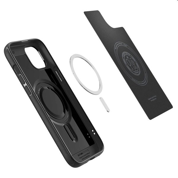 Zadný kryt Spigen Mag Armor MagSafe pre Apple iPhone 15 Plus, čierna