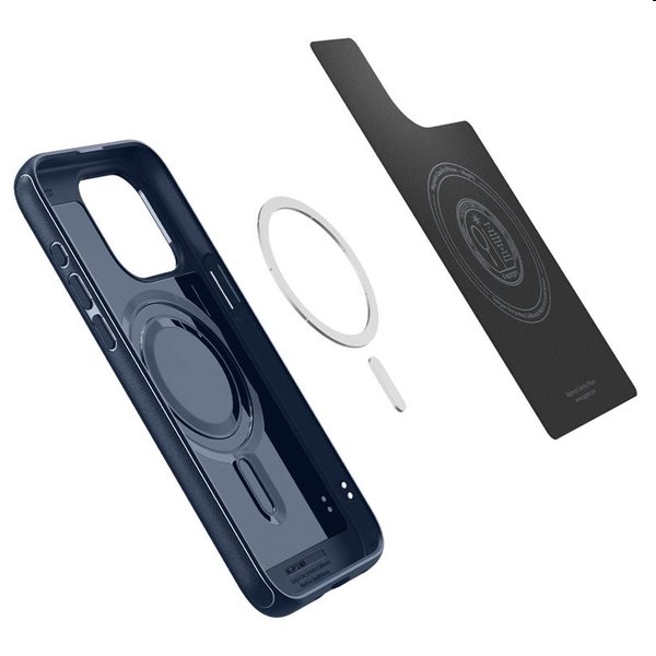 Zadný kryt Spigen Mag Armor MagSafe pre Apple iPhone 15 Pro Max, námornícka modrá