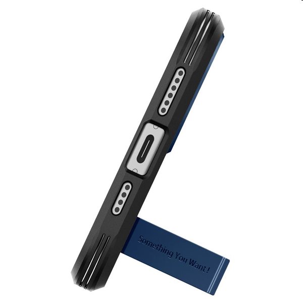 Zadný kryt Spigen Tough Armor MagSafe pre Apple iPhone 15, modrá