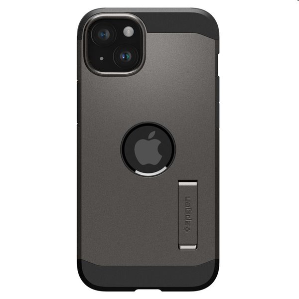 Zadný kryt Spigen Tough Armor MagSafe pre Apple iPhone 15 Plus, gunmetal