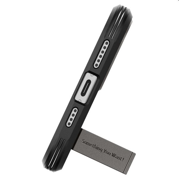Zadný kryt Spigen Tough Armor MagSafe pre Apple iPhone 15 Plus, gunmetal