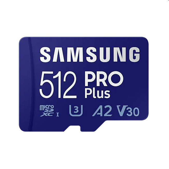 Samsung PRO Plus Micro SDXC 512 GB , SD adaptér Samsung PRO Plus Micro SDXC 512 GB , SD adaptér
