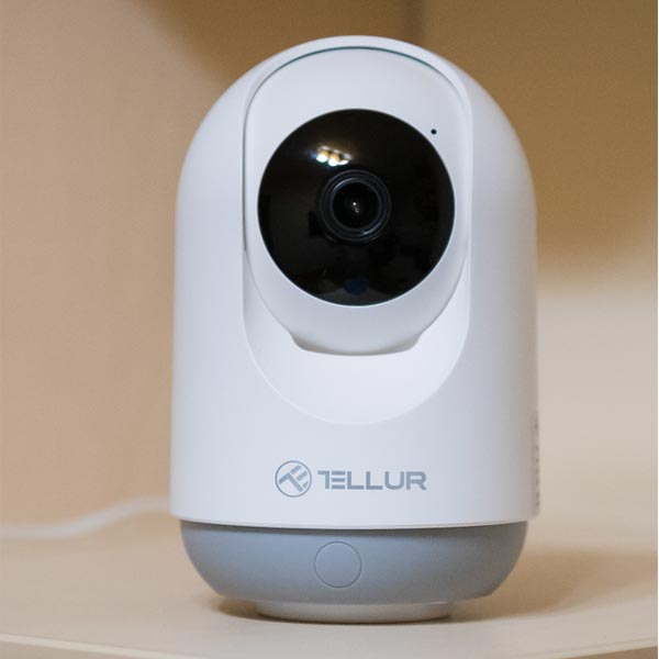 Tellur WiFi Smart kamera, Pan a Tilt UltraHD, biela