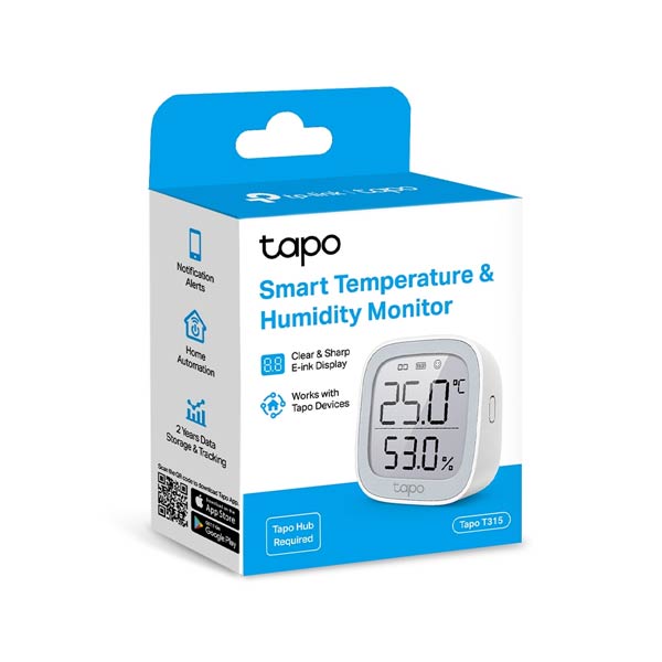 tp-link Tapo T315, Smart Temperature and Humidity Monitor