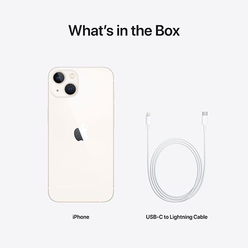 Apple iPhone 13 128 GB hviezdna biela *Trieda C*
