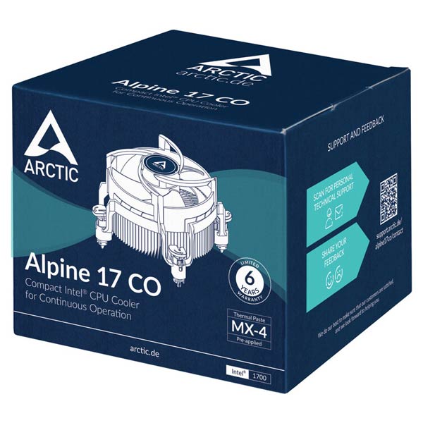 ARCTIC Alpine 17 CO - INTEL LGA 1700  Chladič na procesor
