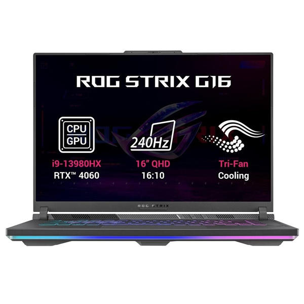 ASUS ROG Strix G16 i9-13980HX/32GB/1TB SSD/RTX 4060/16"/W11H/Gray