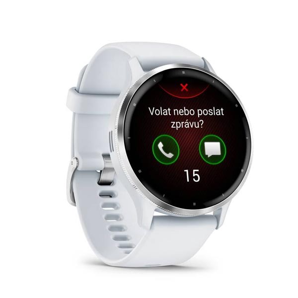 Garmin VENU 3, biela/strieborná