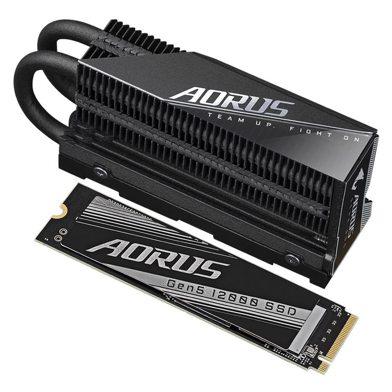 Gigabyte AORUS 12000 SSD 1TB M.2 NVMe Gen5, HeatSink 11700/9500 MBps