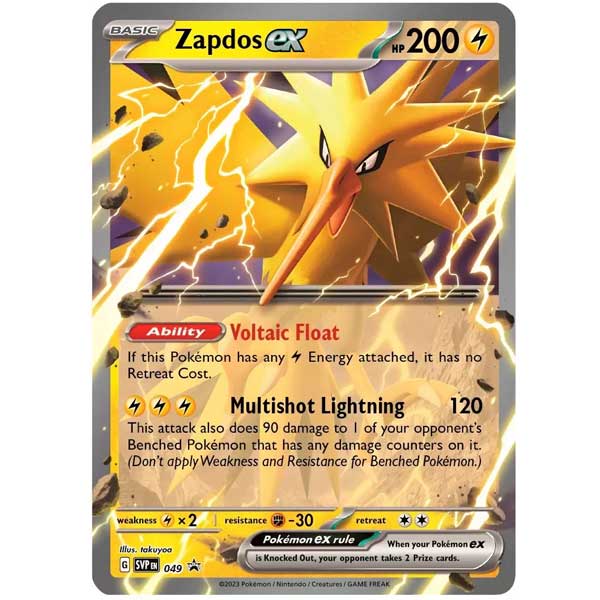 Kartová hra Pokémon TCG: Scarlet & Violet 151 Zapdos EX Collection (Pokémon)