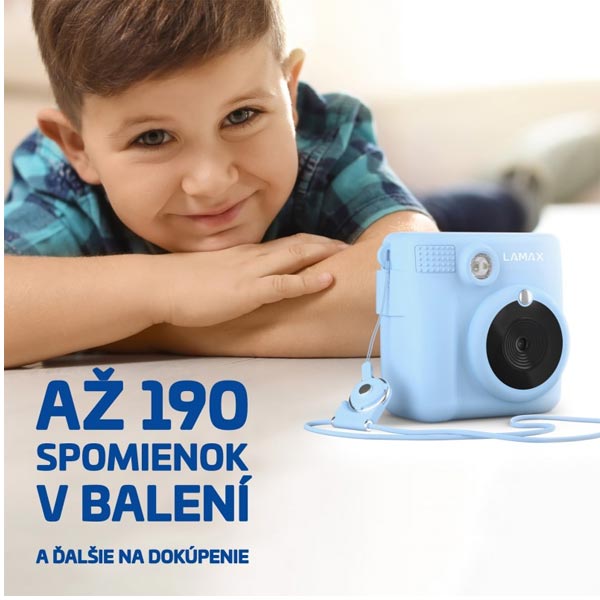 Lamax InstaKid1 detský fotoaparát modrý Lamax InstaKid1 detský fotoaparát modrý